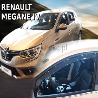 ΑΝΕΜΟΘΡΑΥΣΤΕΣ ΓΙΑ RENAULT MEGANE 5D 2016+ ΖΕΥΓΑΡΙ ΑΠΟ ΕΥΚΑΜΠΤΟ ΦΙΜΕ ΠΛΑΣΤΙΚΟ HEKO - 2 ΤΕΜ.