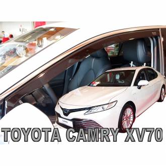 ΑΝΕΜΟΘΡΑΥΣΤΕΣ ΓΙΑ TOYOTA CAMRY XV70 4D 2018+ ΖΕΥΓΑΡΙ ΑΠΟ ΕΥΚΑΜΠΤΟ ΦΙΜΕ ΠΛΑΣΤΙΚΟ HEKO - 2 ΤΕΜ.