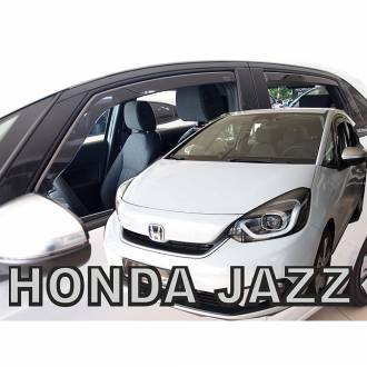 ΑΝΕΜΟΘΡΑΥΣΤΕΣ ΓΙΑ HONDA JAZZ 5D 2019+ ΣΕΤ ΑΥΤΟΚΙΝΗΤΟΥ ΑΠΟ ΕΥΚΑΜΠΤΟ ΦΙΜΕ ΠΛΑΣΤΙΚΟ HEKO - 4 ΤΕΜ.