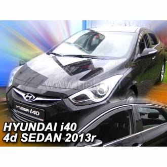 ΑΝΕΜΟΘΡΑΥΣΤΕΣ ΓΙΑ HYUNDAI i40 4D SEDAN 2011+(+OT) ΣΕΤ ΑΥΤΟΚΙΝΗΤΟΥ ΑΠΟ ΕΥΚΑΜΠΤΟ ΦΙΜΕ ΠΛΑΣΤΙΚΟ HEKO - 4 ΤΕΜ.