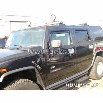 ΑΝΕΜΟΘΡΑΥΣΤΕΣ ΓΙΑ HUMMER H2 2002-2009 5D ΣΕΤ ΑΥΤΟΚΙΝΗΤΟΥ ΑΠΟ ΕΥΚΑΜΠΤΟ ΦΙΜΕ ΠΛΑΣΤΙΚΟ HEKO - 4 ΤΕΜ.