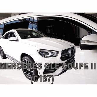 ΑΝΕΜΟΘΡΑΥΣΤΕΣ ΓΙΑ MERCEDES GLE COUPE C167 5D 2019+ ΣΕΤ ΑΥΤΟΚΙΝΗΤΟΥ ΑΠΟ ΕΥΚΑΜΠΤΟ ΦΙΜΕ ΠΛΑΣΤΙΚΟ HEKO - 4 ΤΕΜ.