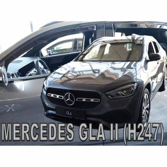 ΑΝΕΜΟΘΡΑΥΣΤΕΣ ΓΙΑ MERCEDES GLA H247 5D 2020+ ΣΕΤ ΑΥΤΟΚΙΝΗΤΟΥ ΑΠΟ ΕΥΚΑΜΠΤΟ ΦΙΜΕ ΠΛΑΣΤΙΚΟ HEKO - 4 ΤΕΜ.