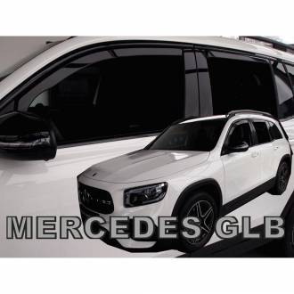 ΑΝΕΜΟΘΡΑΥΣΤΕΣ ΓΙΑ MERCEDES GLB X247 5D 2019+ ΣΕΤ ΑΥΤΟΚΙΝΗΤΟΥ ΑΠΟ ΕΥΚΑΜΠΤΟ ΦΙΜΕ ΠΛΑΣΤΙΚΟ HEKO - 4 ΤΕΜ.