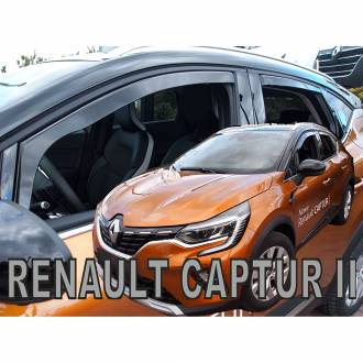 ΑΝΕΜΟΘΡΑΥΣΤΕΣ ΓΙΑ RENAULT CAPTUR 5D 2019+ ΣΕΤ ΑΥΤΟΚΙΝΗΤΟΥ ΑΠΟ ΕΥΚΑΜΠΤΟ ΦΙΜΕ ΠΛΑΣΤΙΚΟ HEKO - 4 ΤΕΜ.