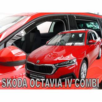 ΑΝΕΜΟΘΡΑΥΣΤΕΣ ΓΙΑ SKODA OCTAVIA 5D COMBI 2020+ ΣΕΤ ΑΥΤΟΚΙΝΗΤΟΥ ΑΠΟ ΕΥΚΑΜΠΤΟ ΦΙΜΕ ΠΛΑΣΤΙΚΟ HEKO - 4 ΤΕΜ.