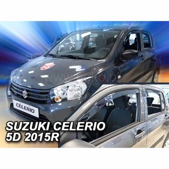 ΑΝΕΜΟΘΡΑΥΣΤΕΣ ΓΙΑ SUZUKI CELERIO 5D 2015+ ΣΕΤ ΑΥΤΟΚΙΝΗΤΟΥ ΑΠΟ ΕΥΚΑΜΠΤΟ ΦΙΜΕ ΠΛΑΣΤΙΚΟ HEKO - 4 ΤΕΜ.