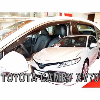 ΑΝΕΜΟΘΡΑΥΣΤΕΣ ΓΙΑ TOYOTA CAMRY XV70 4D 2018+ ΣΕΤ ΑΥΤΟΚΙΝΗΤΟΥ ΑΠΟ ΕΥΚΑΜΠΤΟ ΦΙΜΕ ΠΛΑΣΤΙΚΟ HEKO - 4 ΤΕΜ.