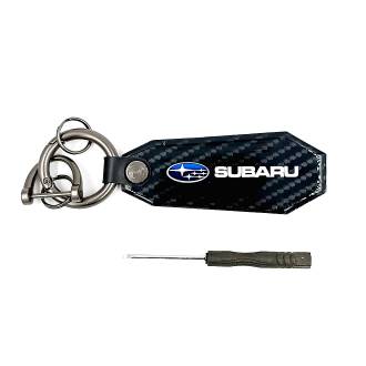 Μπρελόκ Κλειδιών Carbon Subaru Λεπτό Εύκαμπτο με δώρο Κλειδί